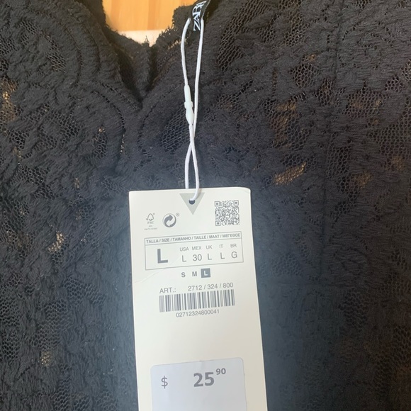 BRAND NEW Zara lace top - Picture 2 of 2